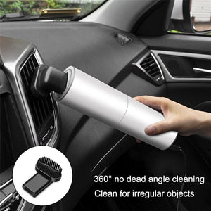 Mini Portable Car Vacuum Cleaner Dry Wet Cordless Handheld Strong Suction Auto Mini Car Vacuum Cleaner Office Desk Dust Tool Home Table Sweeper Wireless Charging Vacuum Cleaner For Car