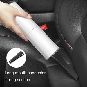Mini Portable Car Vacuum Cleaner Dry Wet Cordless Handheld Strong Suction Auto Mini Car Vacuum Cleaner Office Desk Dust Tool Home Table Sweeper Wireless Charging Vacuum Cleaner For Car